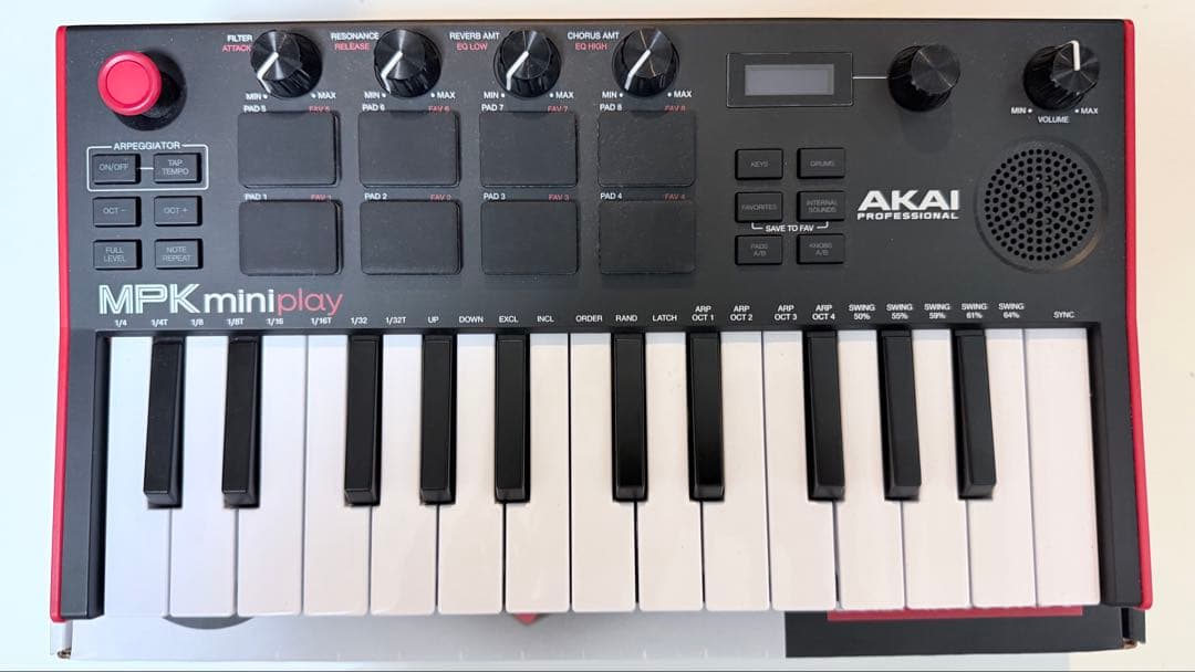 AKAI MPK mini play 25鍵 MIDIコントローラー