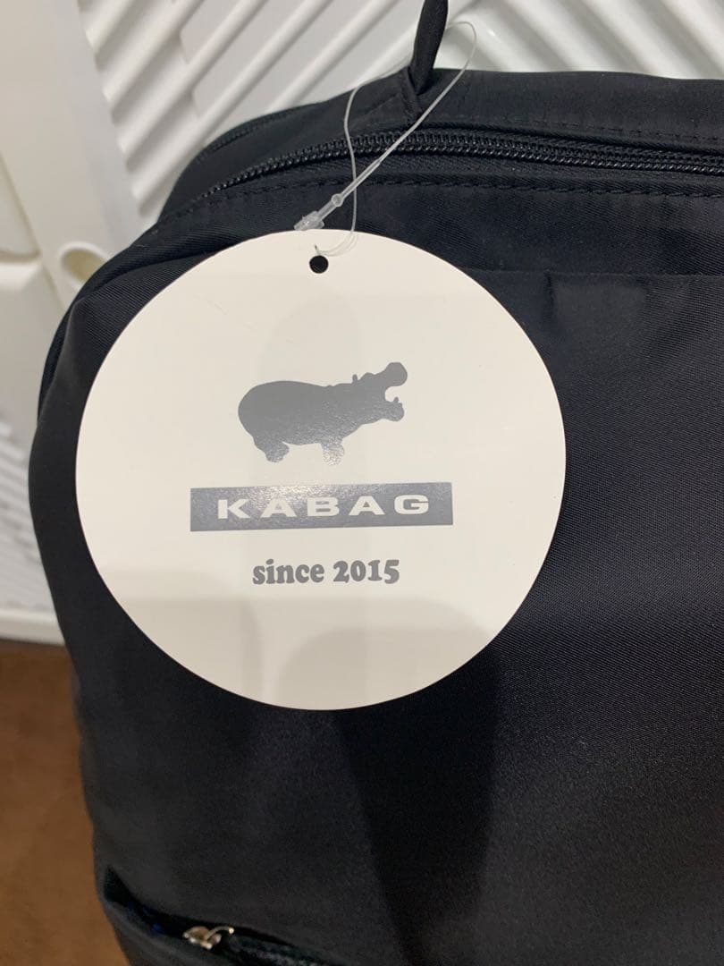 【未使用】 KABAG 時短 リュック ラージ カバッグ 多機能 ブラック 黒