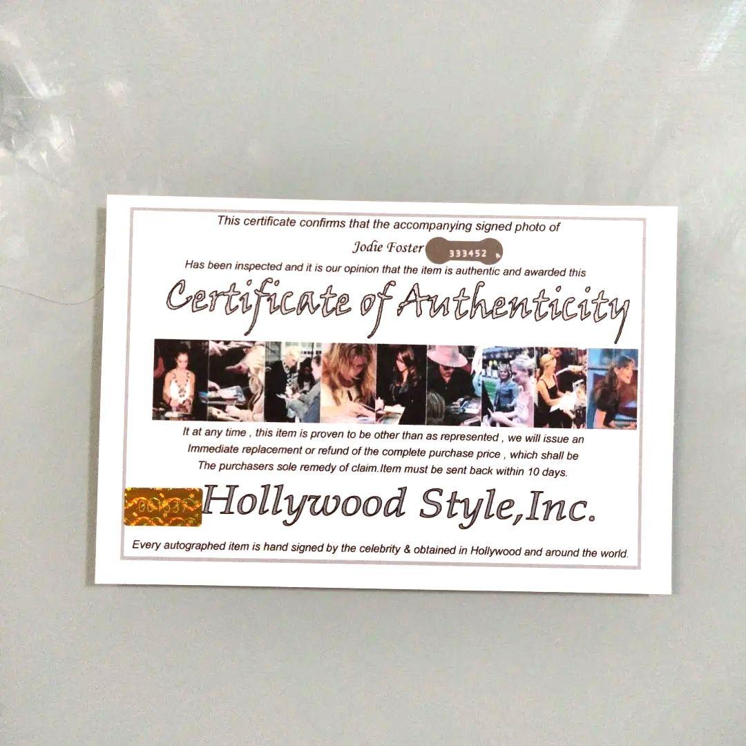 セール中…ジョディ・フォスター直筆サイン入り2Lサイズ写真…フライトプラン…