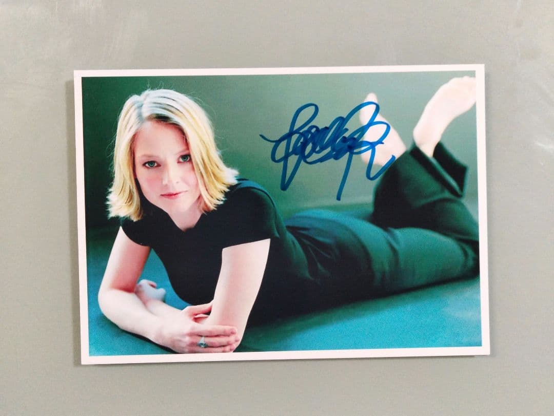 セール中…ジョディ・フォスター直筆サイン入り2Lサイズ写真…フライトプラン…