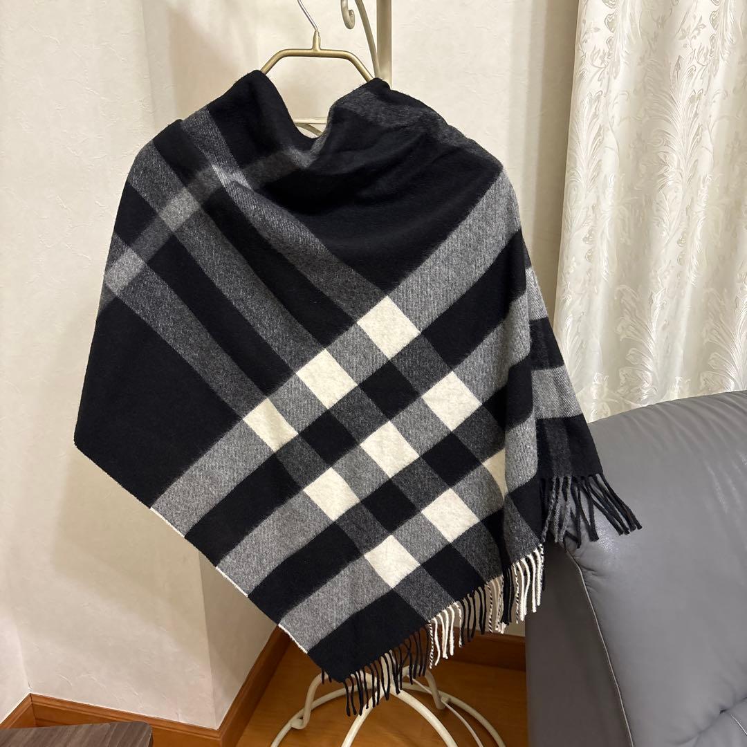 バーバリー　カシミヤ　マフラー　ショール　ストール