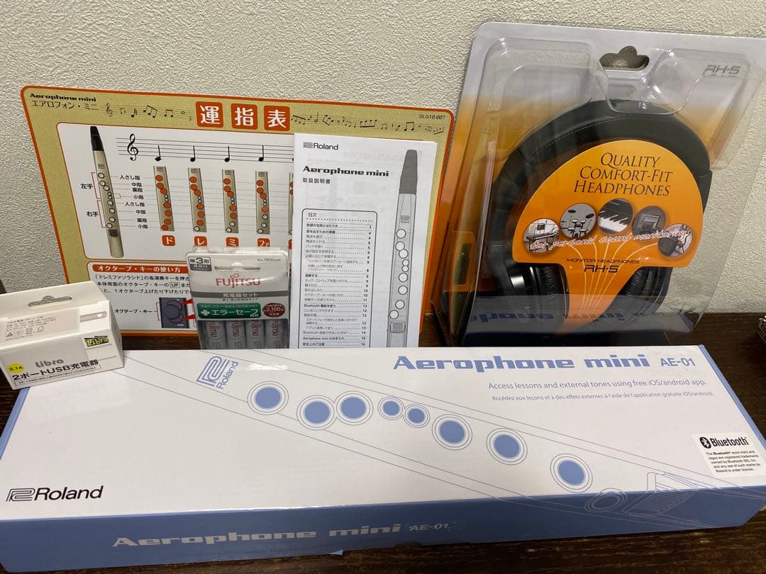 エアロフォンミニ　ローランドAerophone mini AE-01 ゴールド