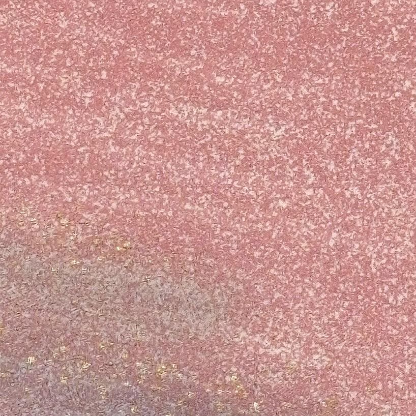 ゆりのはな　色無地着尺　寿光織　反物　着尺　ボカシ染め　金糸入り　正絹　B904