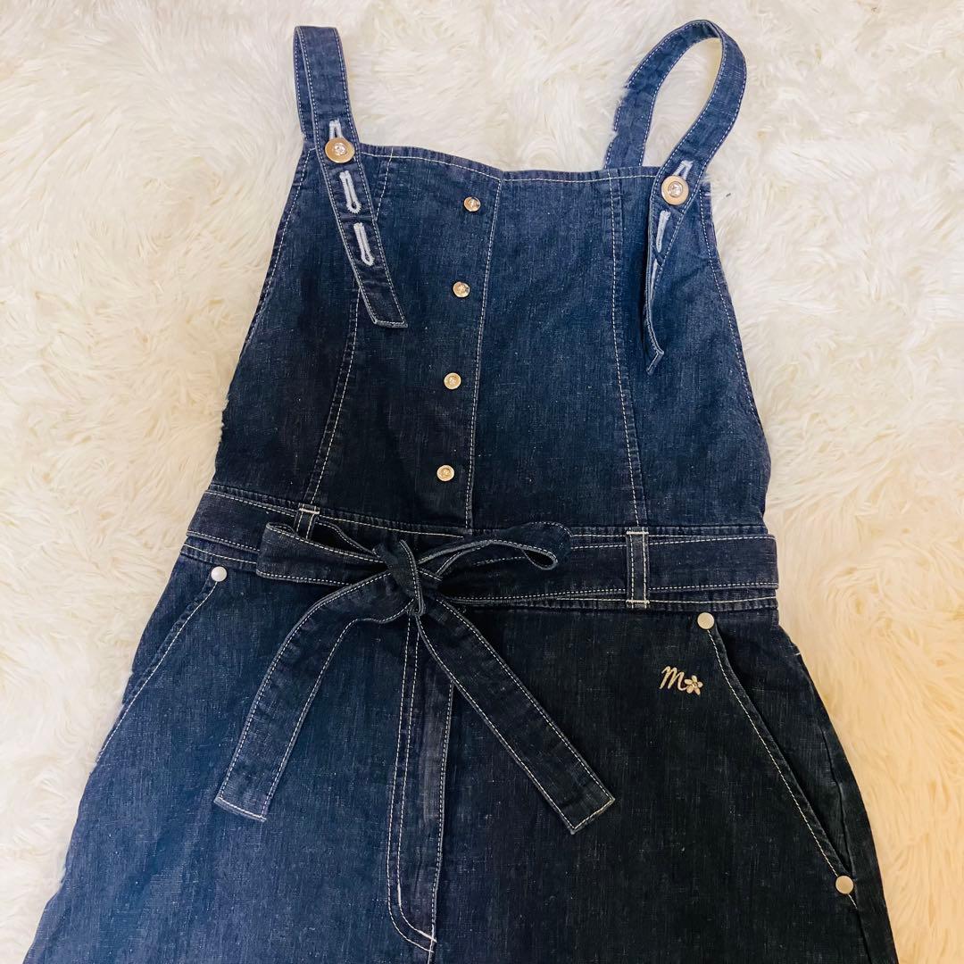 M'SGRACY デニム サロペット カタログ掲載品 近年 38リボン