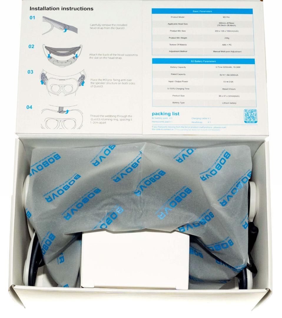 BOBOVR M3 Pro StrapとTwin Charge Station