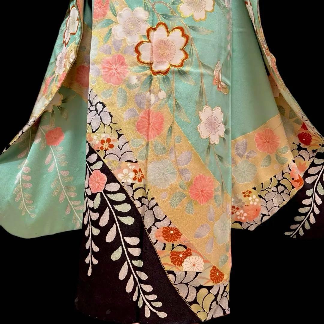 振袖フルセット　辻ヶ花　桜　正絹　❤︎可愛い❤︎　成人式