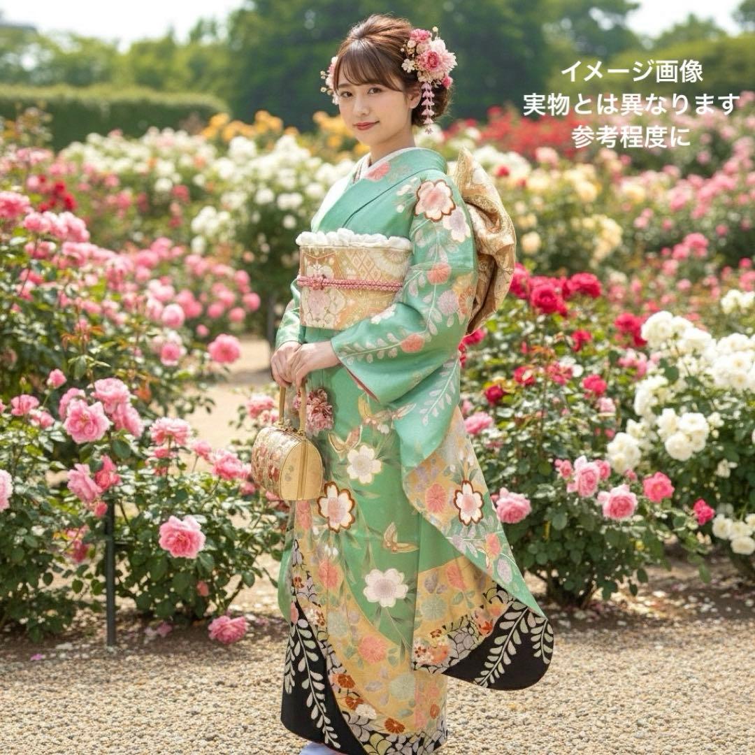 振袖フルセット　辻ヶ花　桜　正絹　❤︎可愛い❤︎　成人式