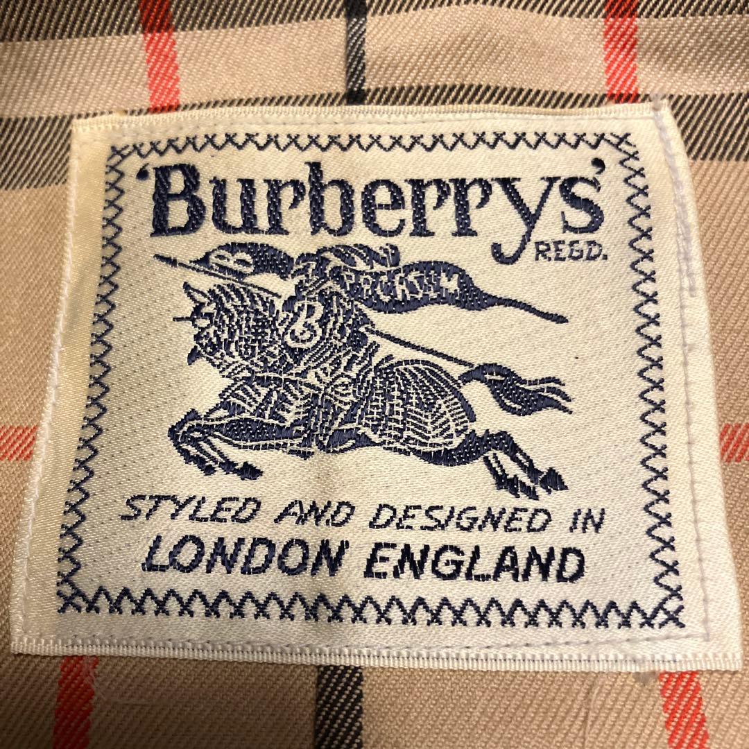 バーバリー　レディースベージュ トレンチコート ダブルブレスト　Mサイズ