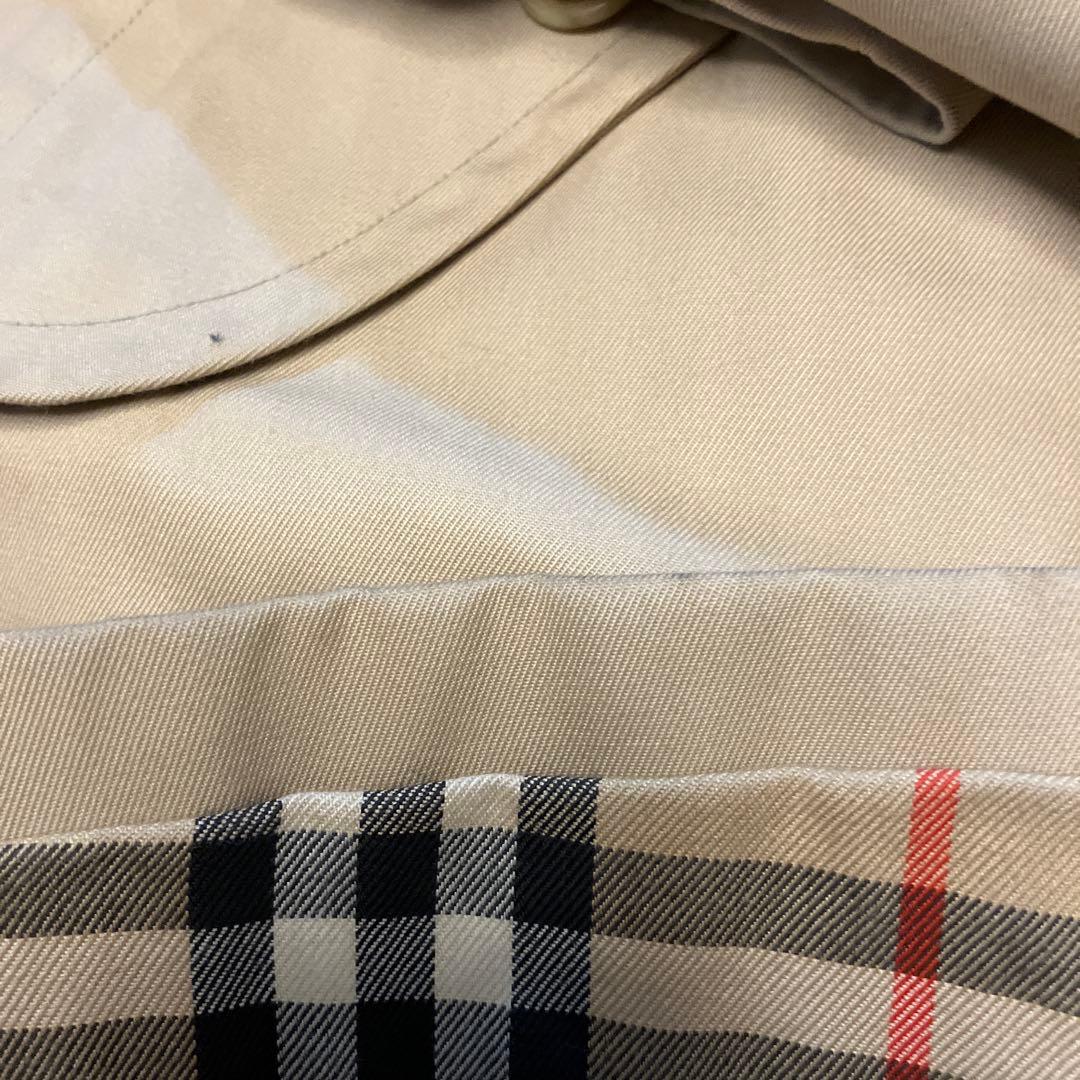 バーバリー　レディースベージュ トレンチコート ダブルブレスト　Mサイズ