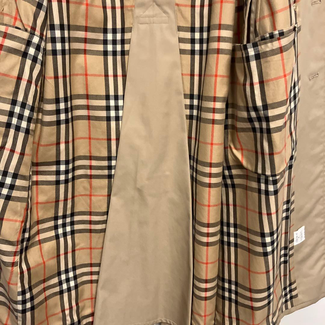 バーバリー　レディースベージュ トレンチコート ダブルブレスト　Mサイズ