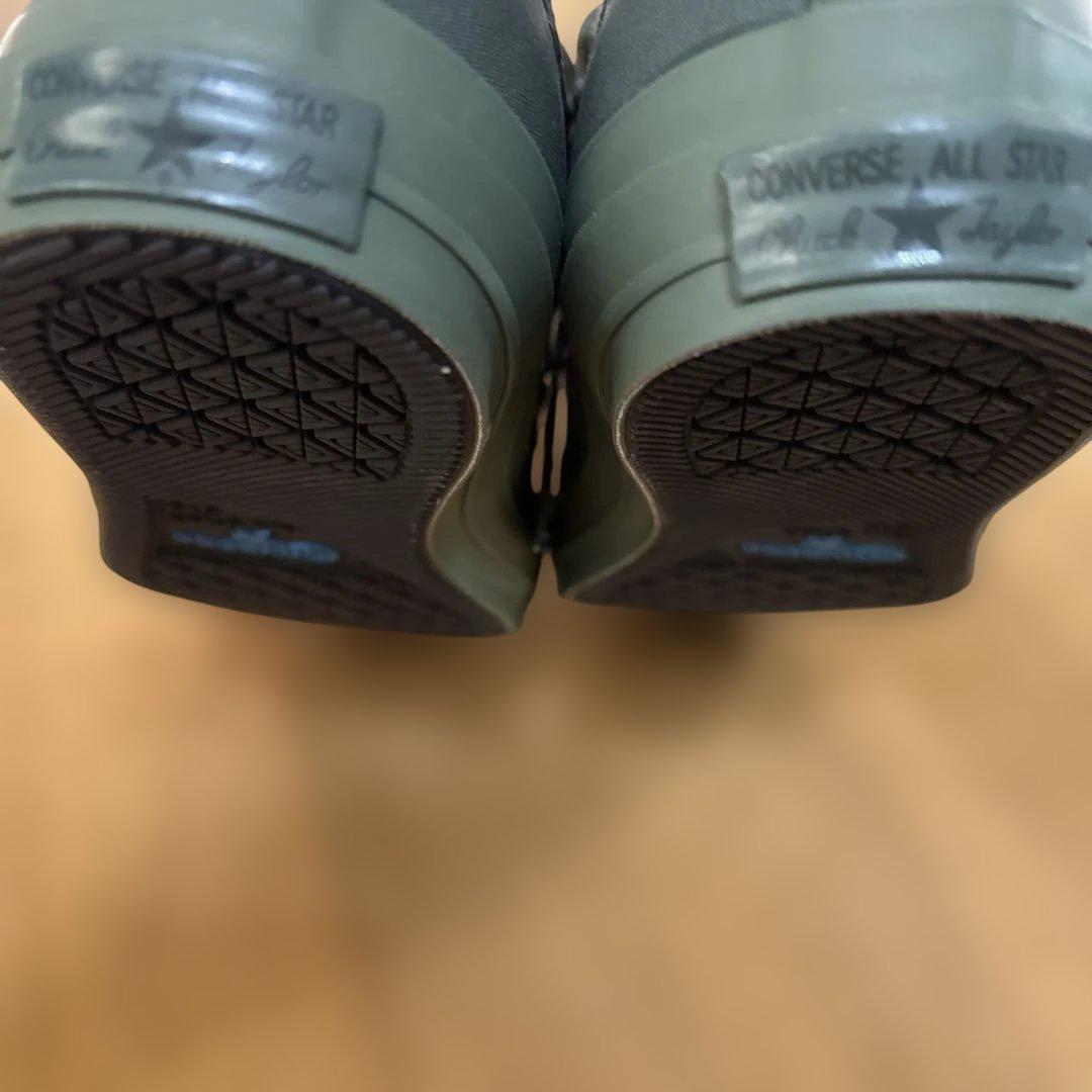 新品未使用　エンジニアードガーメンツ×コンバース×ビームス　スニーカー　オリーブ