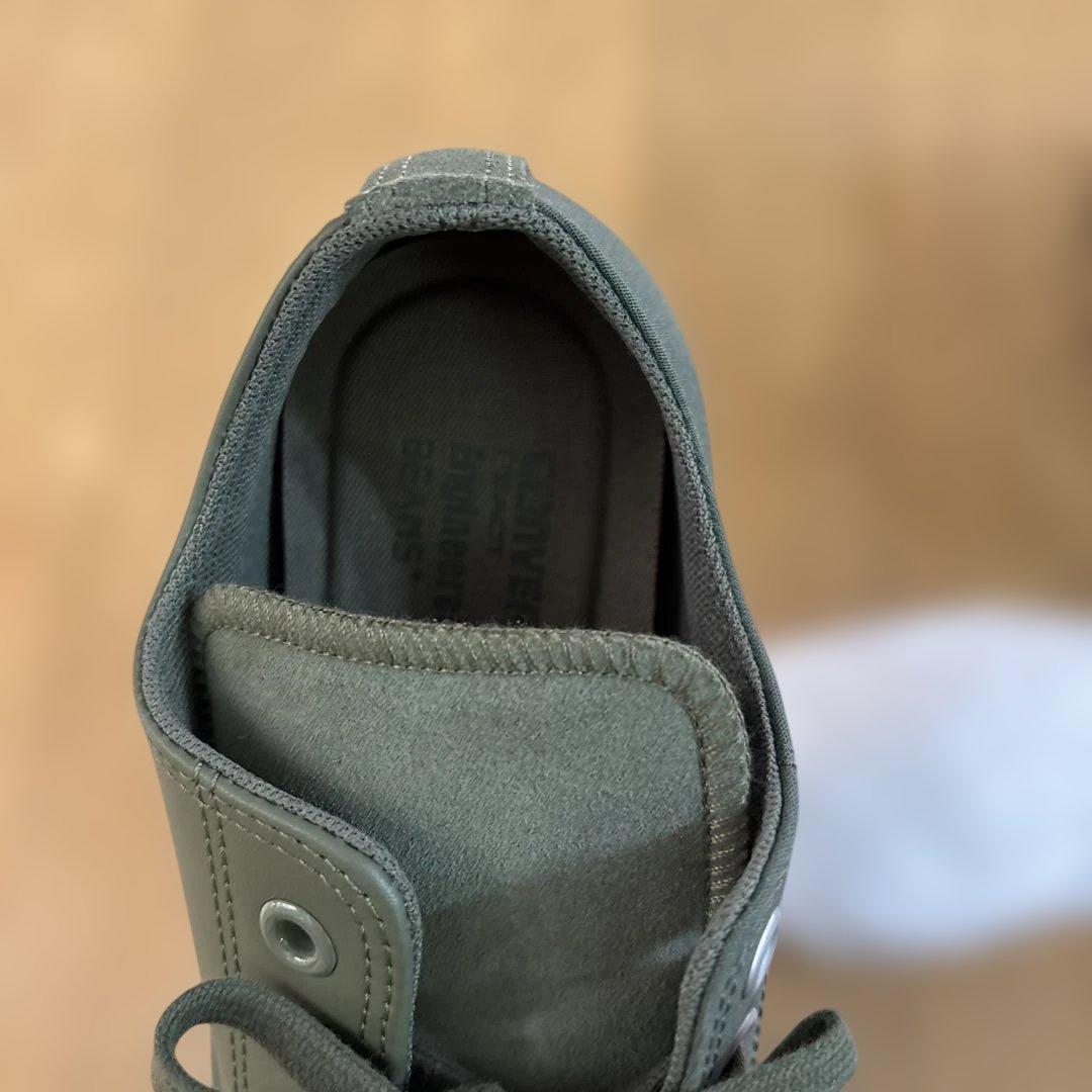 新品未使用　エンジニアードガーメンツ×コンバース×ビームス　スニーカー　オリーブ