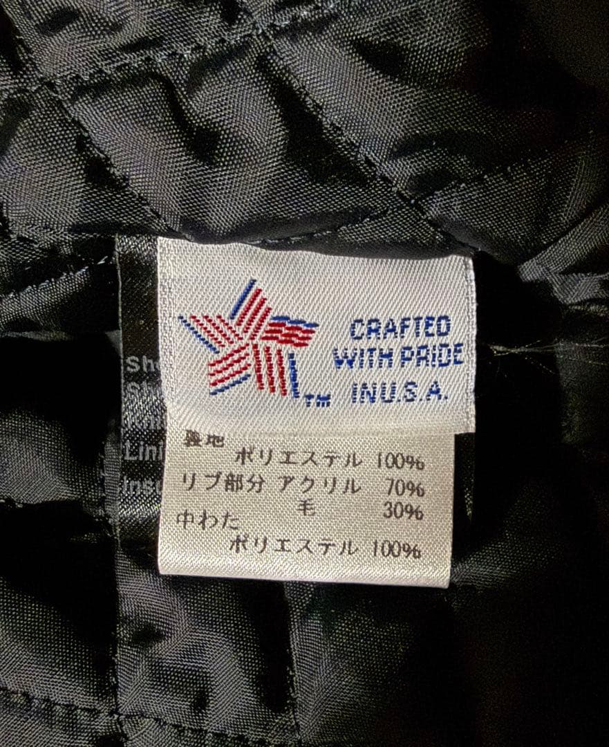 A*i様 USA製　Schott スタジャン ブラック　40サイズ