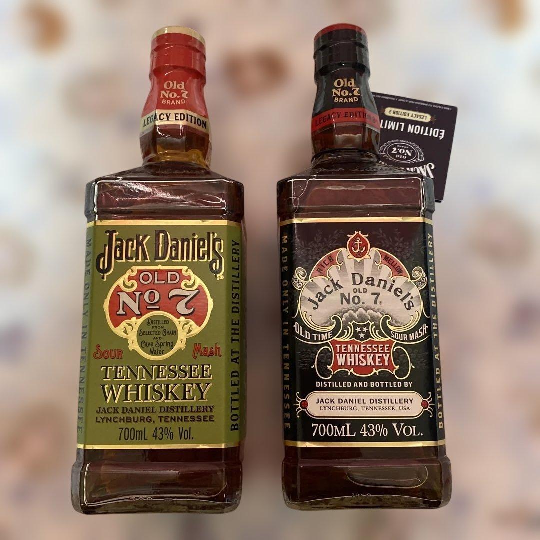 ジャックダニエル レガシーエディション1、2セット(各1本)　700ml