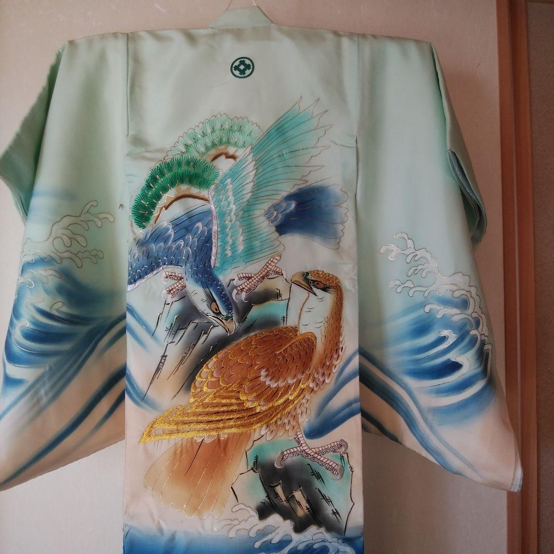 お宮参り産着正絹着物