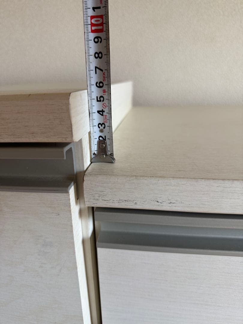 日本製 チェスト 6段 幅80 ワイド ハイタイプ 大容量 白 ホワイト