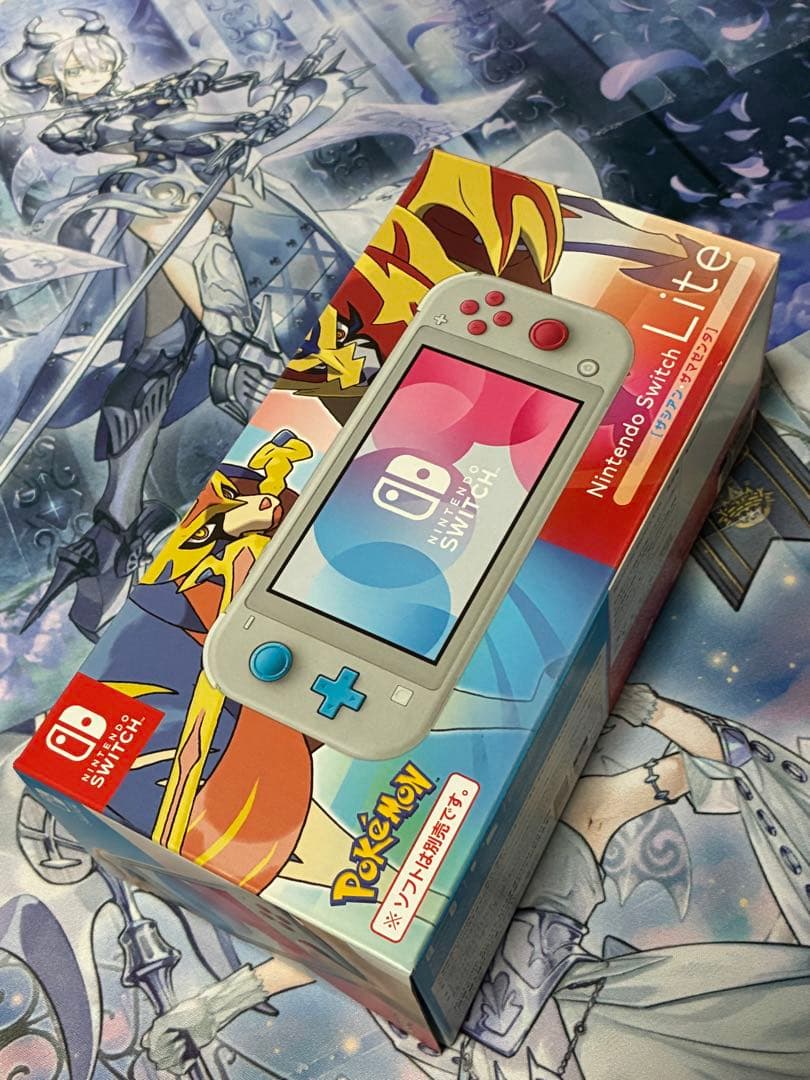 【美品/中古】ポケモン Switch Lite ザシアン ザマゼンタ 完備品