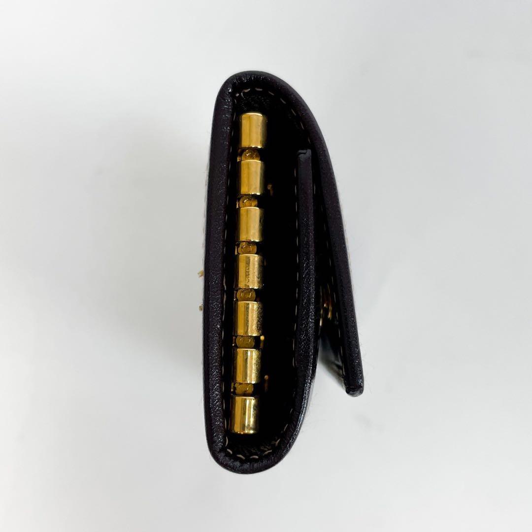 【美品】 フェンディ キーケース ズッカ キャンバス　レザー 6連 箱付