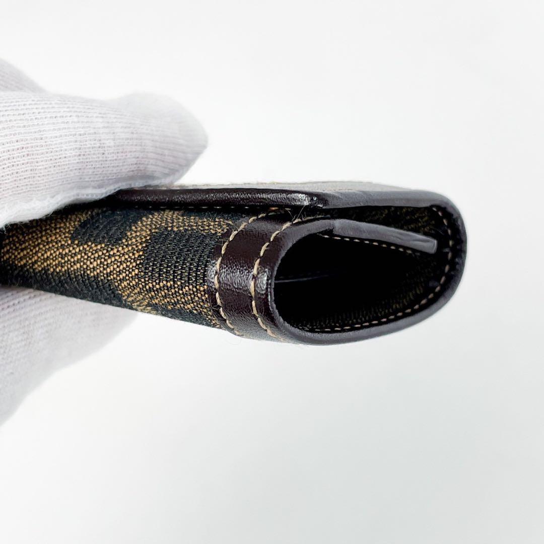 【美品】 フェンディ キーケース ズッカ キャンバス　レザー 6連 箱付