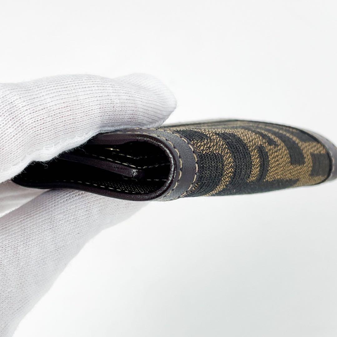 【美品】 フェンディ キーケース ズッカ キャンバス　レザー 6連 箱付