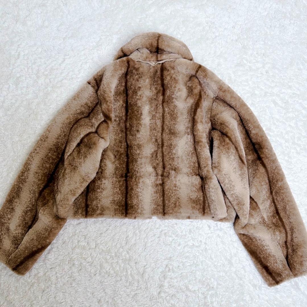 美品✨ moussy マウジー REVER FAUX ファーコート IVOY