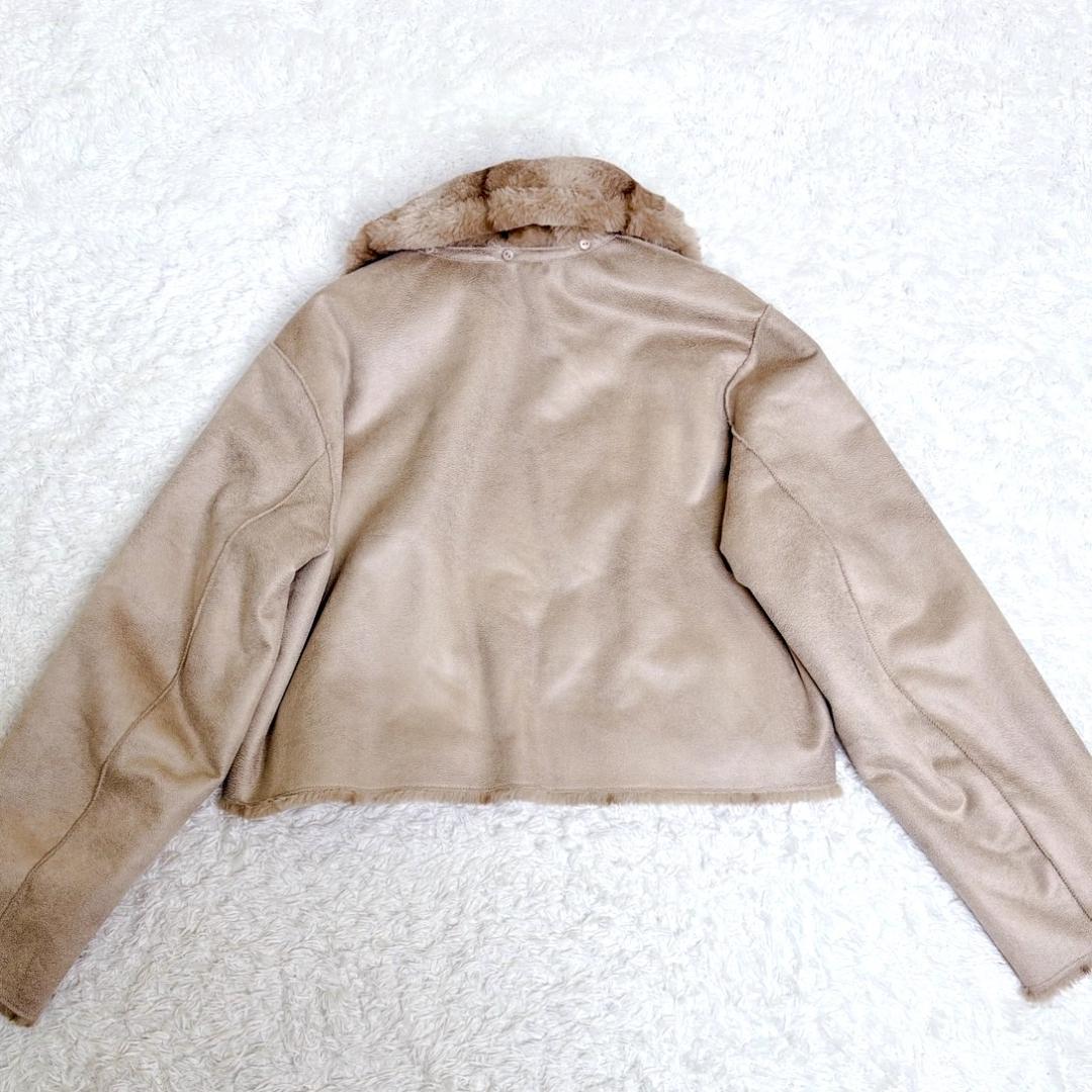 美品✨ moussy マウジー REVER FAUX ファーコート IVOY