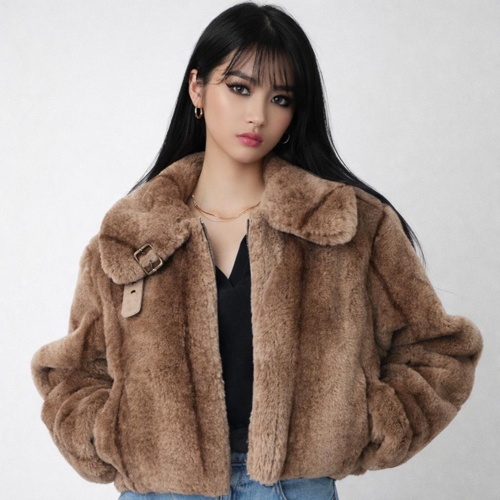 美品✨ moussy マウジー REVER FAUX ファーコート IVOY