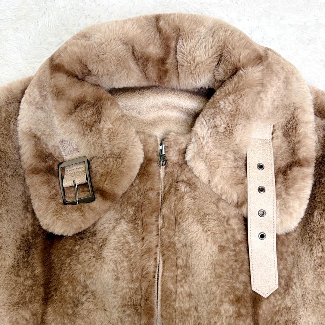 美品✨ moussy マウジー REVER FAUX ファーコート IVOY