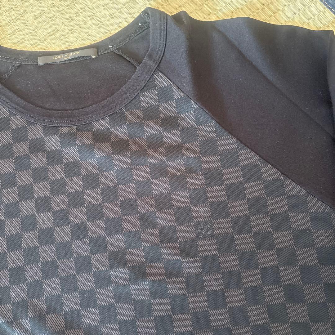 LOUIS VUITTON ルイヴィトン ダミエ柄 ラグランTシャツ カットソー