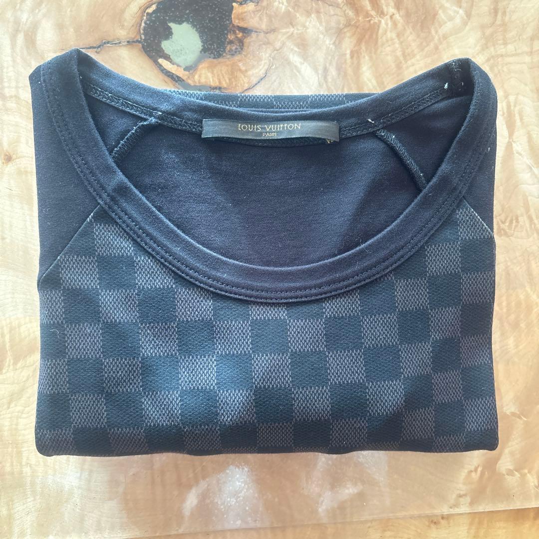 LOUIS VUITTON ルイヴィトン ダミエ柄 ラグランTシャツ カットソー