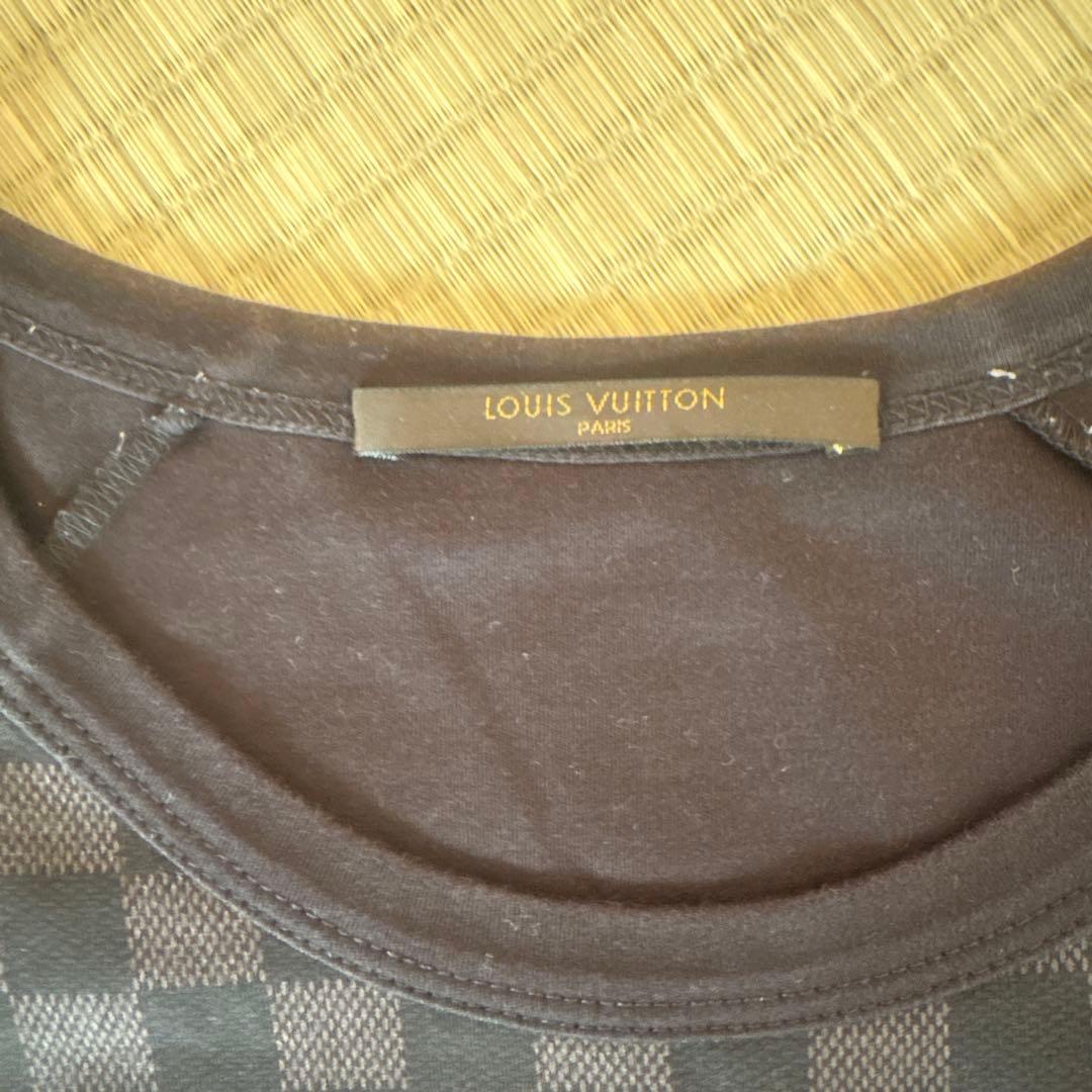 LOUIS VUITTON ルイヴィトン ダミエ柄 ラグランTシャツ カットソー