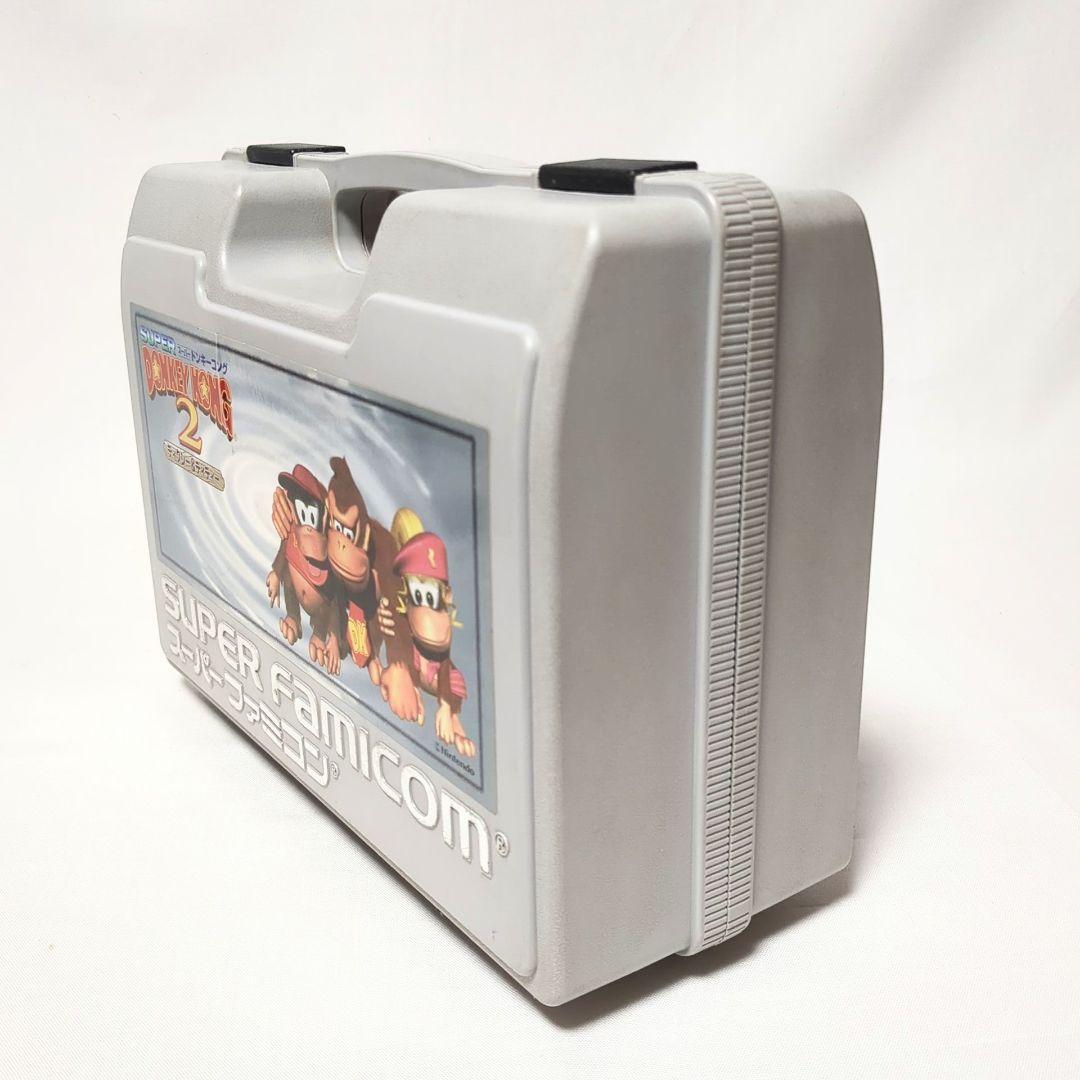 レトロ　スーパーファミコン ドンキーコング2　カセットケース　収納BOX