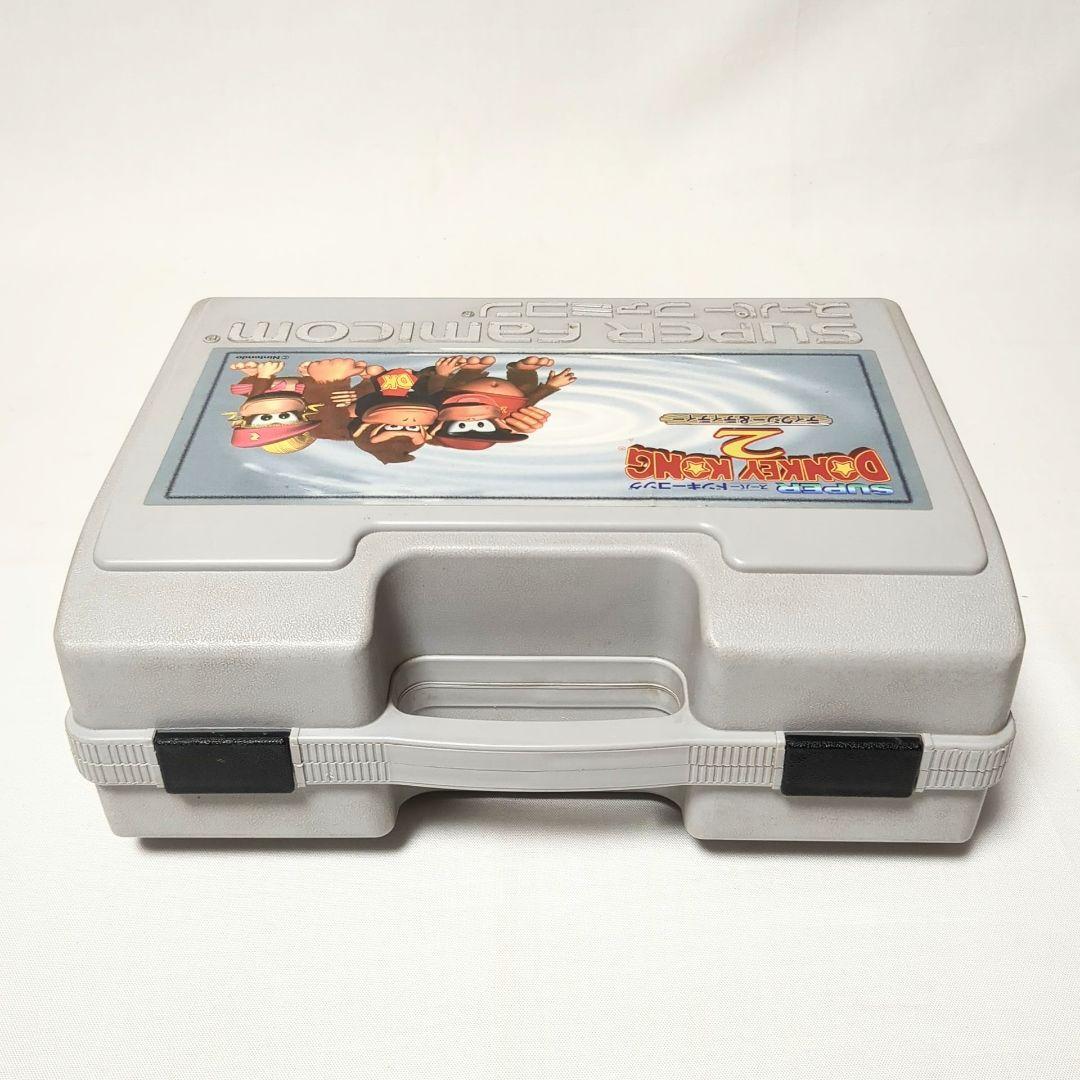 レトロ　スーパーファミコン ドンキーコング2　カセットケース　収納BOX