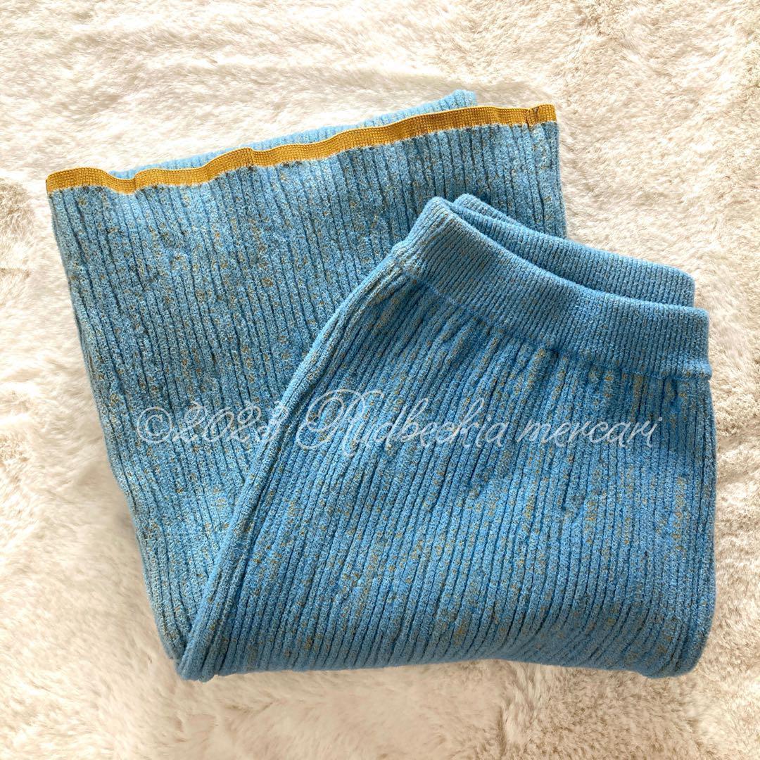 【人気完売・極美品】パステル・ドクシタニ ニット フレア パンツ 1