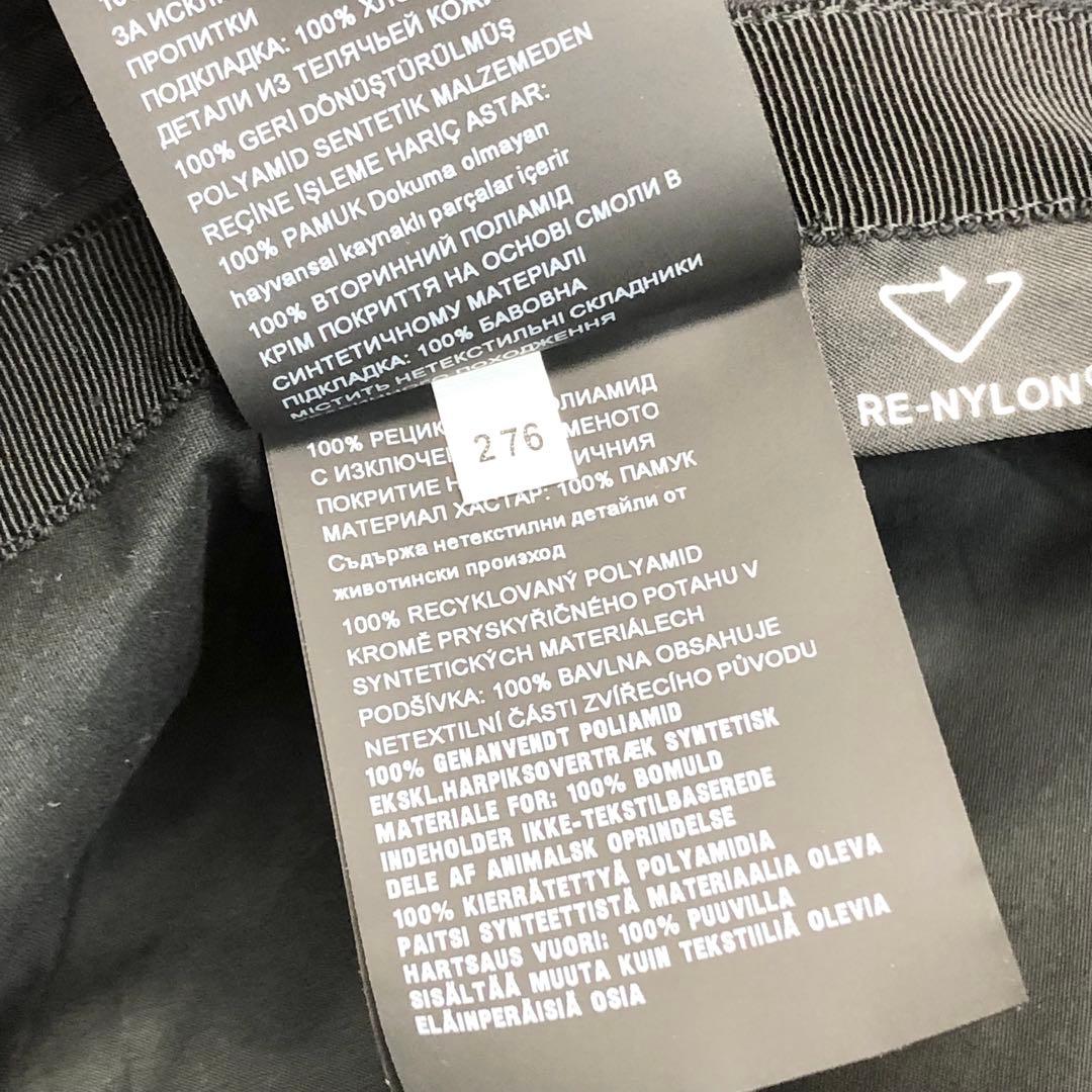 美品✨　PRADA Re-Nylon 三角プレート　ナイロン　バケットハット　Ｌ