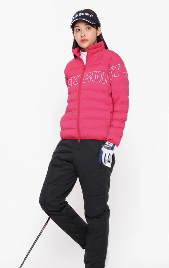 【新品】ジャックバニー ゴルフジャケット M ピンク
