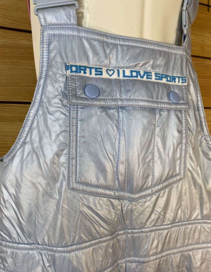 MIZUNO ブルーインパルス　レディース　Lサイズ オーバーオール　シルバー