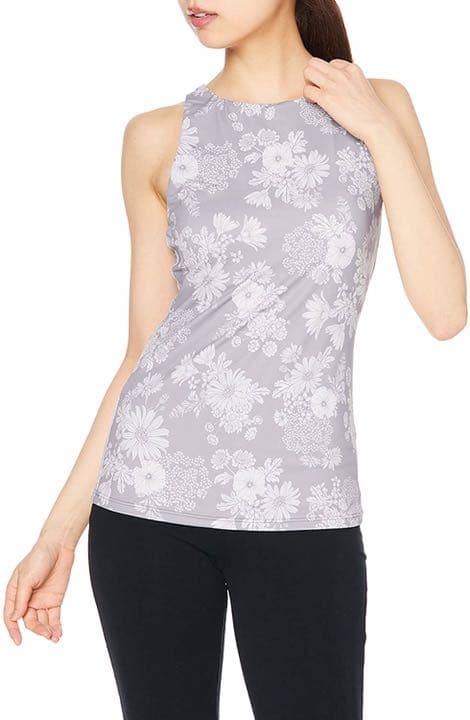 Chacott チャコット　シックフローラルトップ　ヨガ