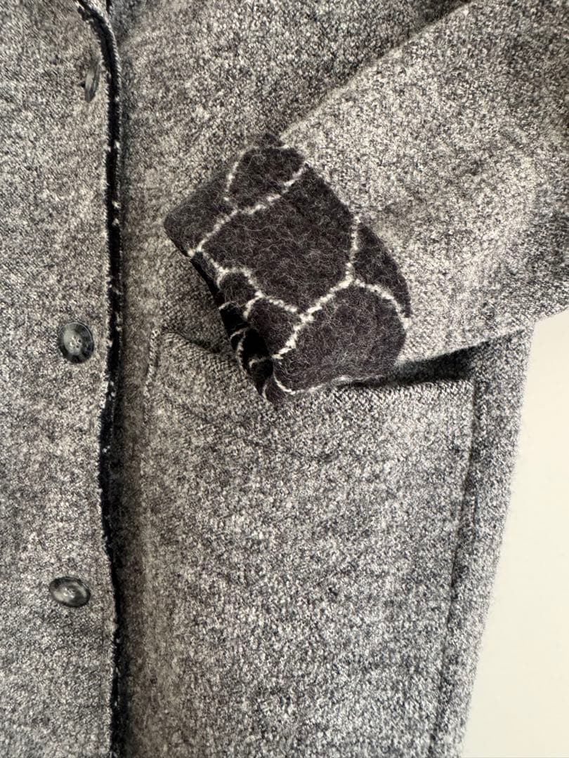 【美品】DIESEL グレー チェスターコート　ウール