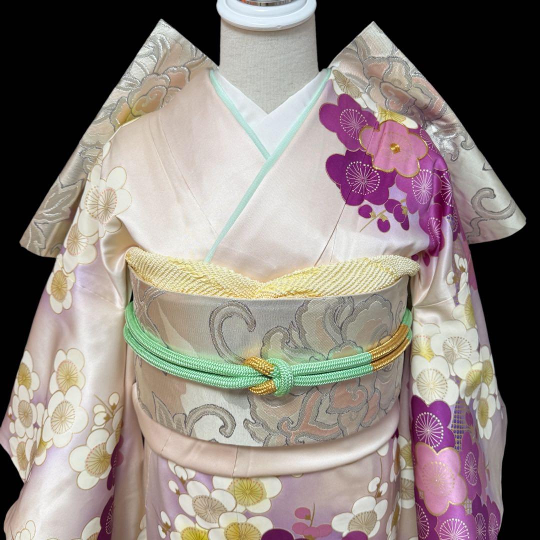 振袖フルセット　やまと誂製　正絹長襦袢　梅柄　❤︎可愛い❤︎　155〜165