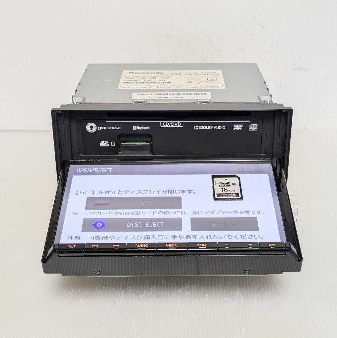 美品PanasonicCN-RZ843ZAスズキ純正8型/2022年版地図データ