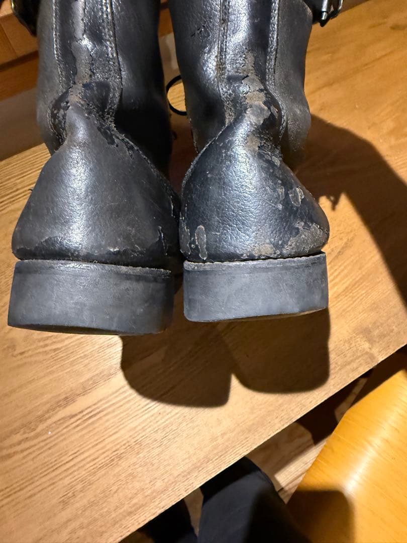 フレンチアーミー　ダブルストラップコンバットブーツ　ヴィンテージ