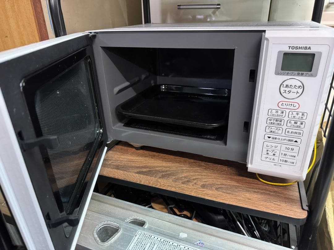 (4460)TOSHIBA 東芝 オーブンレンジ　ER-T16(W) 2021年
