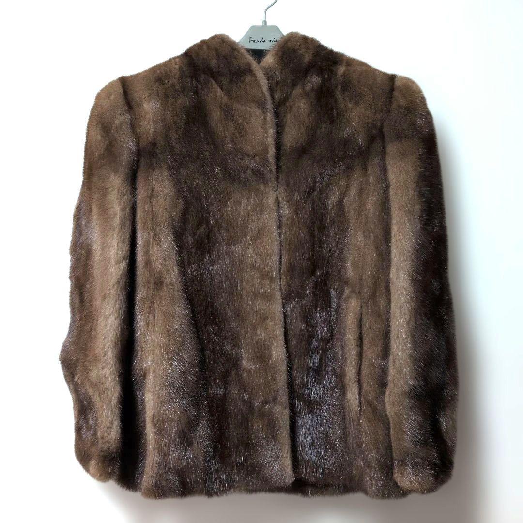 MOONBAT ミンク毛皮　リアルファーコート