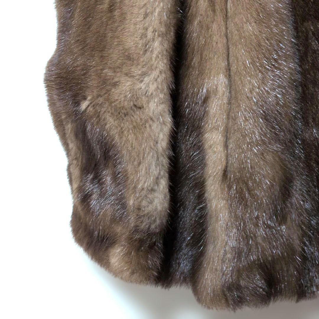 MOONBAT ミンク毛皮　リアルファーコート