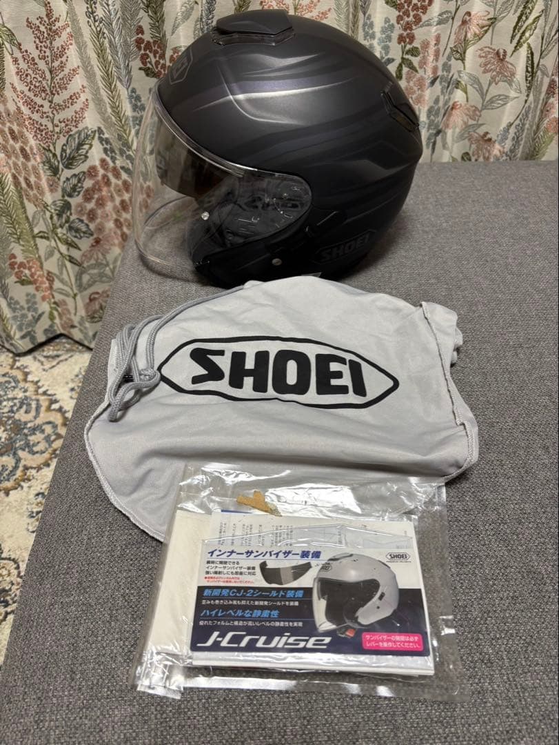 【美品】SHOEI ショウエイ ジェットヘルメット J-cruise PASSE