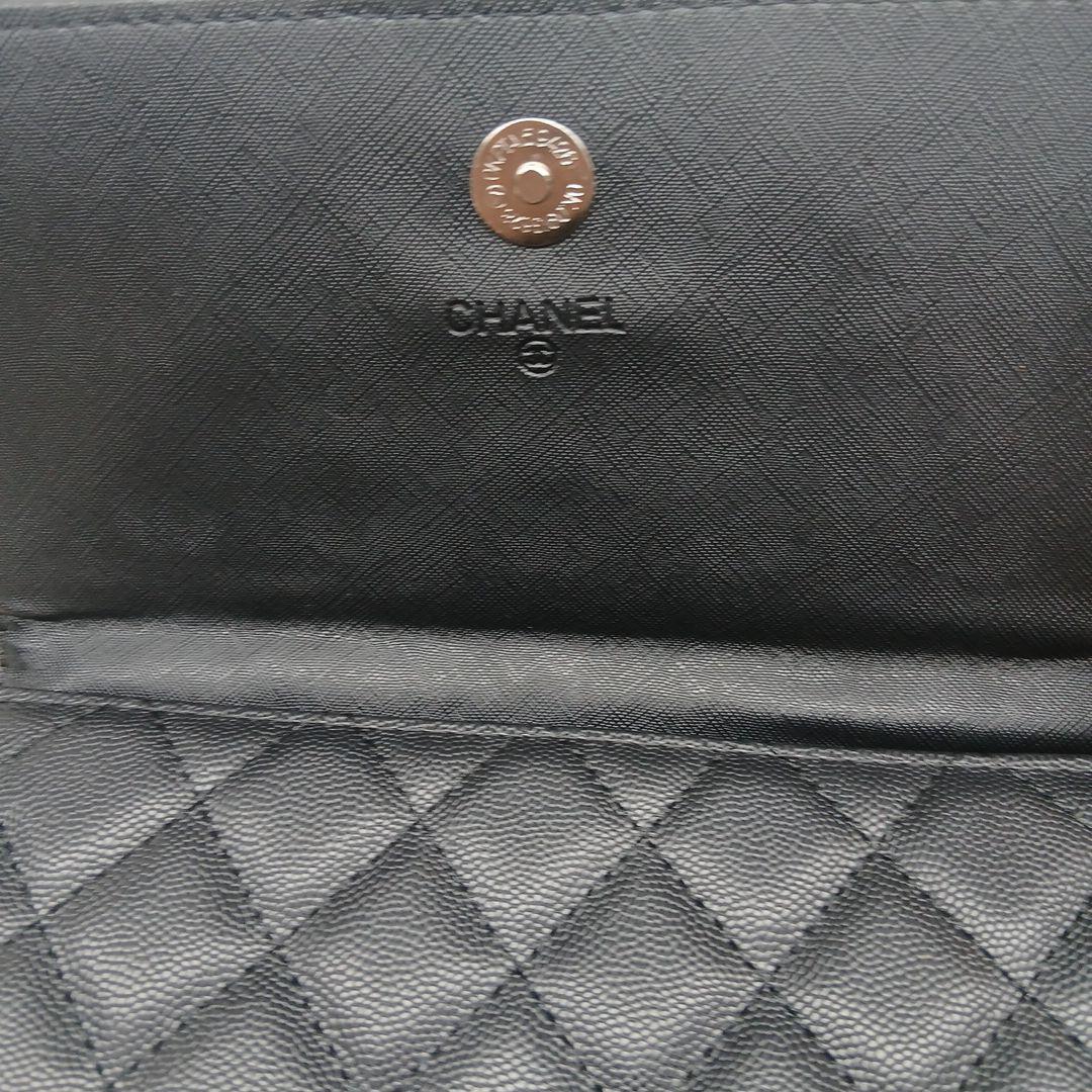 平行輸入　CHANEL ブラック キルティングショルダーバッグ