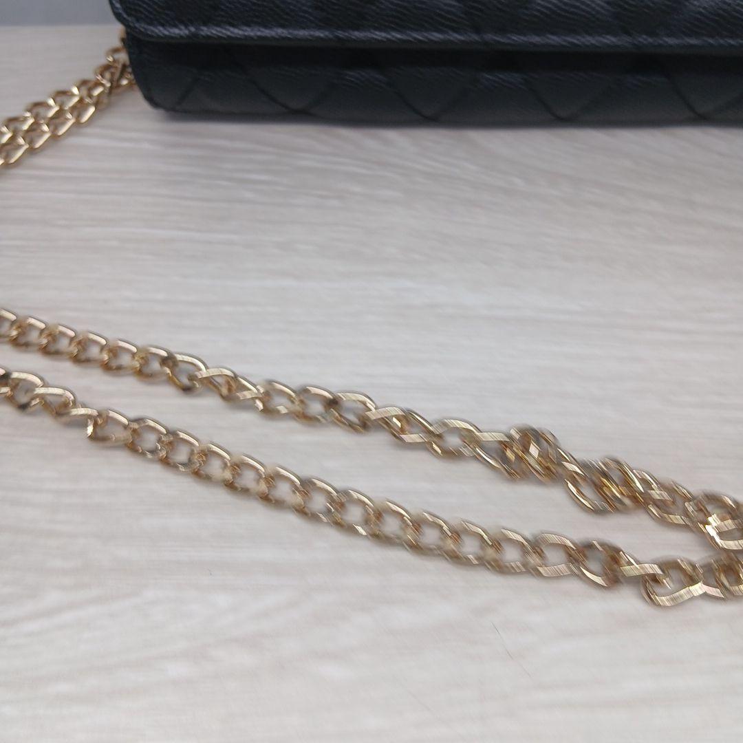 平行輸入　CHANEL ブラック キルティングショルダーバッグ