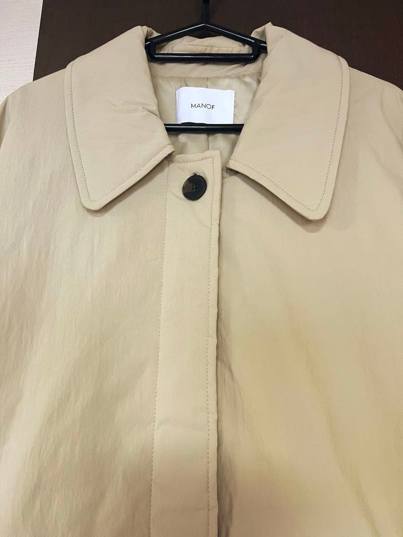 MANOF マノフBATTING LONG COAT中綿ステンカラーコート