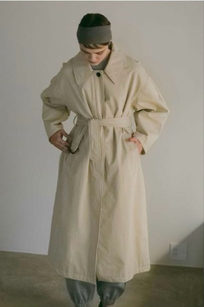 MANOF マノフBATTING LONG COAT中綿ステンカラーコート